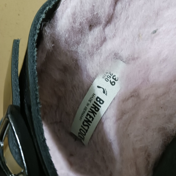 Birkenstock Black Patent Keather Sandals Size 39 - Picture 5 of 10